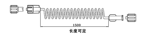 單路連接管602007