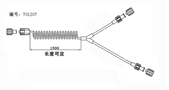 多路連接管701207